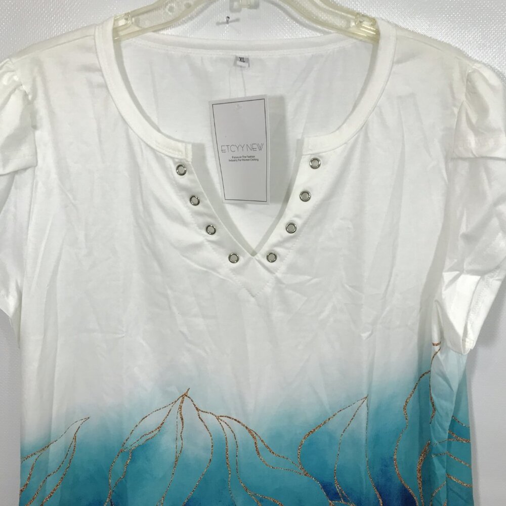 XL Floral Top Multicolor - Picture 7 of 8